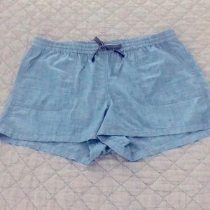 J Crew seaside 100% cotton chambray shorts